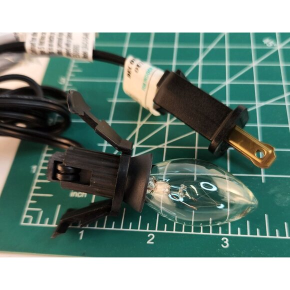 C7 Bulb Clip Lights Indoor Decorative Lighting With 6ft Black Wire E12 Base 5W - Picture 10 of 10